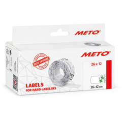 AN9506162 Prisetikett avtagbara 26x12mm Vit