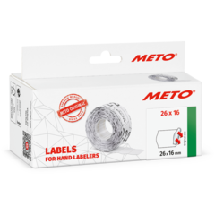 AN9506167 Prisetikett permanenta 26x16mm Vit