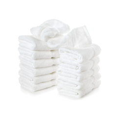 BB10100490 Tvättlapp Selected vit 30x30cm