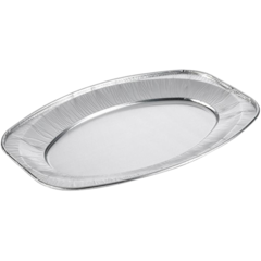 1626518011500 Oval Serving Platter Aluminum 43x29cm