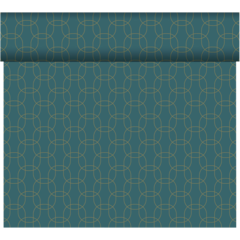 119204445 Duni Dunicel Golden Deco Table Runner 0.4x24m