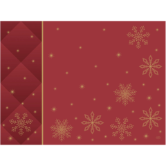 119208479 Duni Rhombus Bordeaux Red Placemat 30x40cm