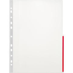 435103 Signalficka A4 100-Pack Röd