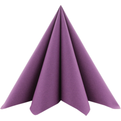 101223 Serviet Premium Lyslilla 40x40cm 1/4-vægt