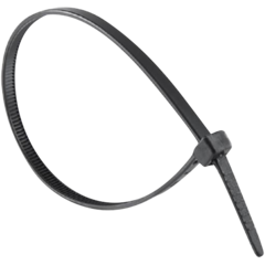 157180 Buntband Svart 200x3,6mm