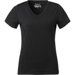 SA0125 DAMETOPP V-HALS SCARLET