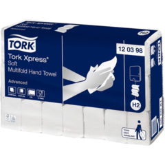 157120398 Tork Xpress Soft Z-Fold Paper Towels 2-Ply H2