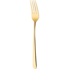 12IBIG022 Appetizer fork Sola Ibiza Mirror Gold 188mm