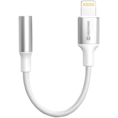 73502314 Audio-sovitin Lightning Swissten Valkoinen 3,5mm