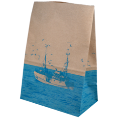 77161 Räkpåse Brun Stor 180x110x260mm