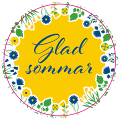 983081 Glad Sommer Etikett 50mm