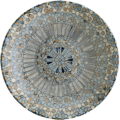CKLUCMZBLM25CK Luca Mosaic Djup Tallrik Ø25cm