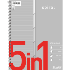 400054639 Spiralhefte A4 Linjert 5x15