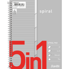 400054660 Indexblok Bantex 5i1 A5 linjeret