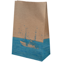 77151 Räkpåse Brun Liten 160x90x250mm