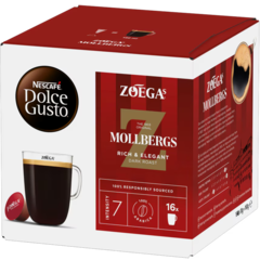 12144701 Kaffekapsler Nescafe Dolce Gusto Mollbergs Blandning 16-pak