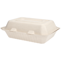 7768 Takeaway Box Bagasse 21.5×16×7