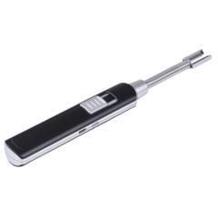 2225001 Flex USB -sytytin, musta/hopea