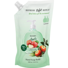RYB130016 Käsisaippua Gunry Original Apple, täyttöpullo 1000ml