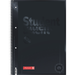 1067928190 A4-kokoinen ruudutettu muistilehtiö – Onyx