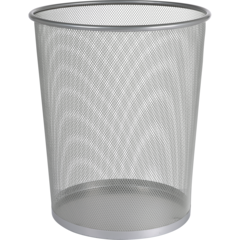 730015 Papirkurv BN-Line Sølv 18L