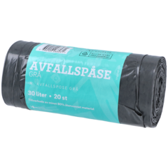 AFG30L Waste Bag Grey with Handles 30L