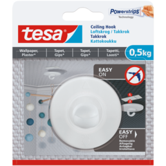 7778100 Kattokoukku Valkoinen 60mm 0,5kg