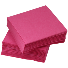 243300 Servett 3-lags Mörkrosa 24x24cm