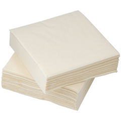 243302 Servett 3-lags Vanilj 24x24cm