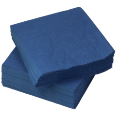 243303 Servett 3-lags Mörkblå 24x24cm