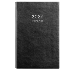 D1146 Almanacka Burde 1146 Stora Fick Konstläder 2026 Svart