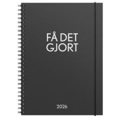 D1271 Almanacka Burde 1271 Få det gjort 2026 Svart