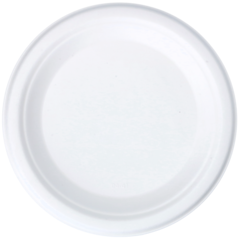 88175 Bagassetallrik Vit 17,5cm