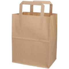 201325 Ruskea paperikassi 5l 20x13x25 cm