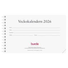 D1410 Almanacka Burde 1410 Veckokalendern Refill 2026