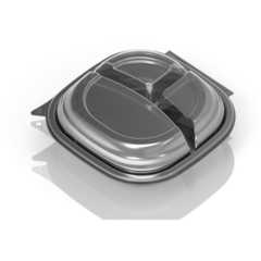 119211906 Salladsform Vista 3-fack grå 650/216/216ml inkl. Lock