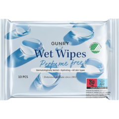 131604 Kosteuspyyhe Gunry Sensitive 10 kpl -pakkaus