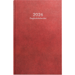 D1087 Päiväkirjakalenteri, nahka, pu