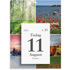 D1301 Seinäkalenteri Vuodenajat 2025