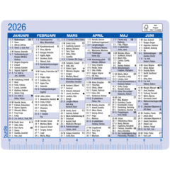 D3135 Kalenterikortti 2026 A7