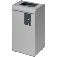 DU321357 Gray 55L Waste Recycling Bin