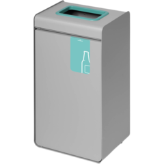 DU321417 Återvinningskärl Glas Ljusgrön 55L