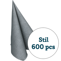 1100210 Servett Stil Mörkgrå 40x40cm