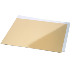 1052530 Kakkualusta 25x30cm Kulta/Hopea