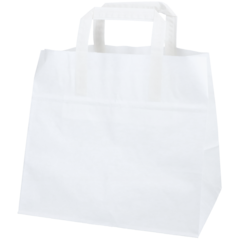 261725 PAPIRPOSE HVIT 26X17X24 CM 11L