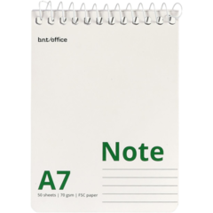 435213 Spiralblock Note Linjerat A7