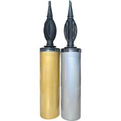 56137601 Ballongpump Guld/Silver 28,5cm