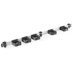 1049321 Skena Toolflex ONE 94cm med 5st hållare Svart*