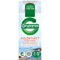 51006064 Tvättmedel Grumme Flytande Kulörtvätt Parfymfri 750ml