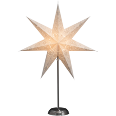 GK2996230 Pappersstjärna Vit/Silver